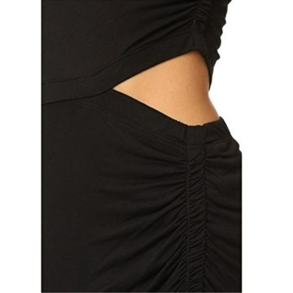 A.L.C. Jaxon Black Side Cut Out Maxi Dress Bodycon Sleeveless Size S - Picture 3 of 12